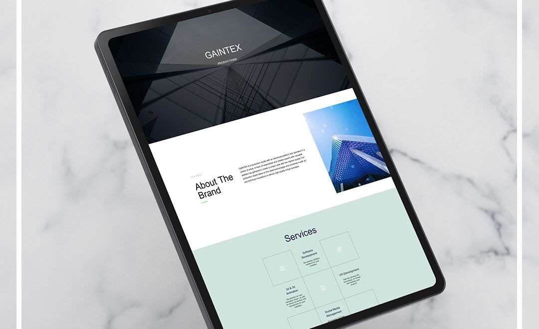 پروژه بهینه‌سازی وب‌سایت Gaintex